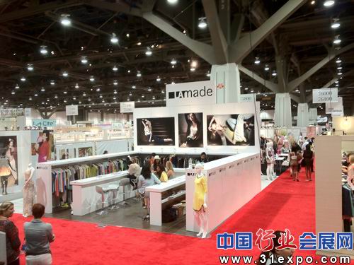 2012年美国拉斯服装展会(秋季) 展台展示